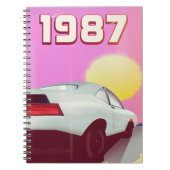 1987 スポーツカーポスター ノートブック (正面)
