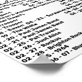 1987 – ロックンロール天国(パート1) ポスター (角)