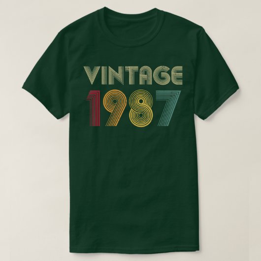 1987 35誕生日35歳Gagギフトおもしろいビン Tシャツ (デザイン正面)
