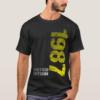 1987 36誕生日生まれ1987 Tシャツ