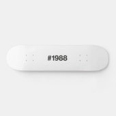 1988ハッシュタグ37誕生日記念日 スケートボード (横)