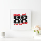 1988年に新たに スクエア壁時計 (ホーム)