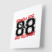 1988年に新たに スクエア壁時計 (傾斜)