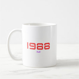 1988年のトップソング、Faith コーヒーマグカップ