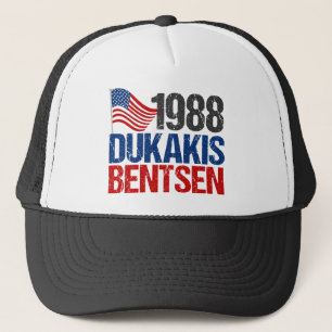 1988年のDukakis Bentsenのヴィンテージの選挙 キャップ