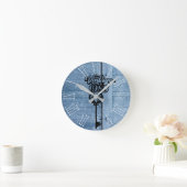 1988年ヴィンテージアクリル時計 ラウンド壁時計 (ホーム)