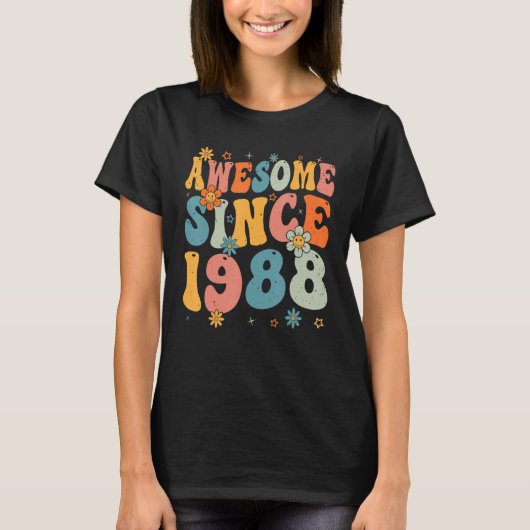 1988年素晴らし35歳から35誕生日 Tシャツ (正面)
