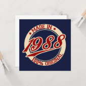 1988年製 カード (正面/裏面インサイチュ)