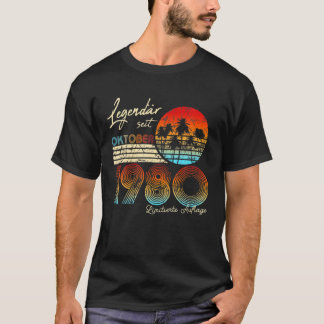 1988年10月から伝説の40歳の誕生日ギフト Tシャツ