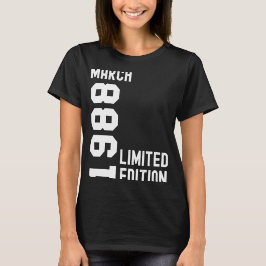 1988年3月ハッピーバースデーパーティー Tシャツ (正面)