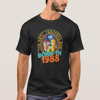 1988年34歳生まれ先生34誕生日茶 Tシャツ
