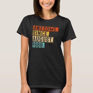 1988年35素晴らし歳威厳がある以来35歳 Tシャツ