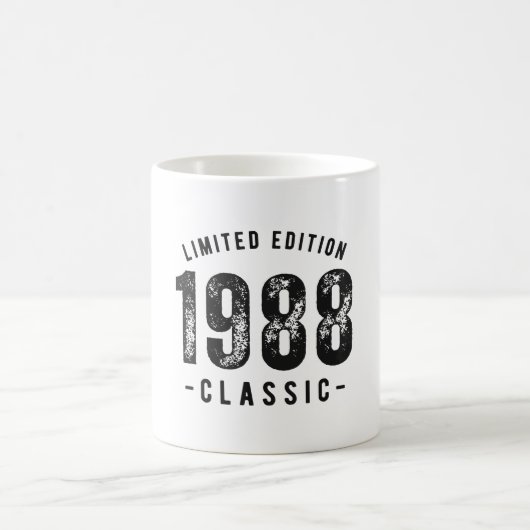 1988年 クラシックな誕生年 コーヒーマグカップ (中央)
