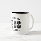 1988年 クラシックな誕生年 ツートーンマグカップ (正面右)