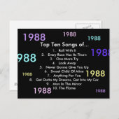 1988曲 ポストカード (正面/裏面)