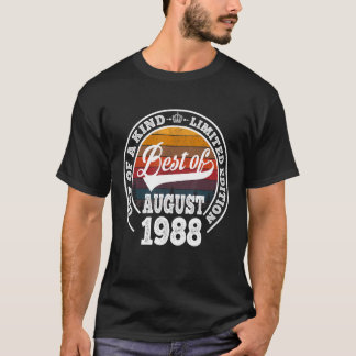 1988最高の年35誕生日35歳威厳がある1歳 Tシャツ