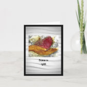 1988生まれ年の誕生日おもしろいファクトあいさつカード カード (正面)