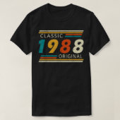 1988誕生日年クラシックオリジナルレトロヴィンテージ Tシャツ (デザイン正面)