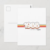 1988 伝説の誕生 ポストカード (正面/裏面)
