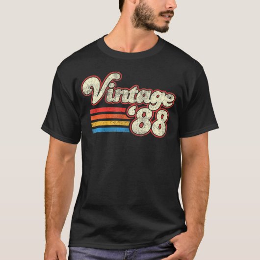 1988 34誕生日 Tシャツ (正面)