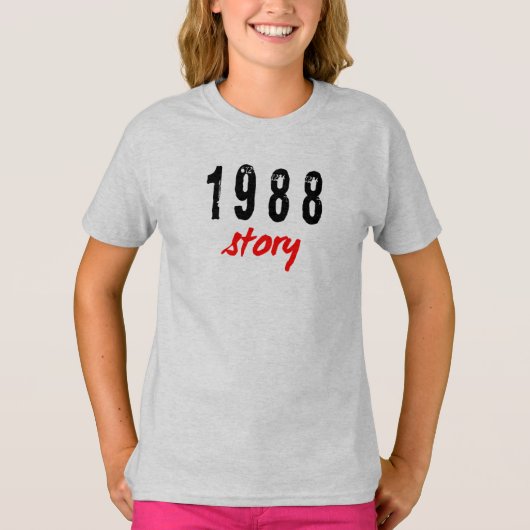 1988 Tシャツ、1988年ギフト、1988誕生日シャツ Tシャツ (正面)