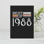 1988 Vintage 22 nd Birthday Anniversary Gift 招待状 (スタンド正面)