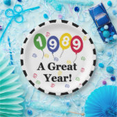 1989年のすばらしい年の誕生日の紙皿 ペーパープレート (パーティー)