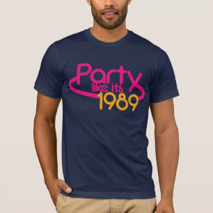 1989年のようなパーティー Tシャツ