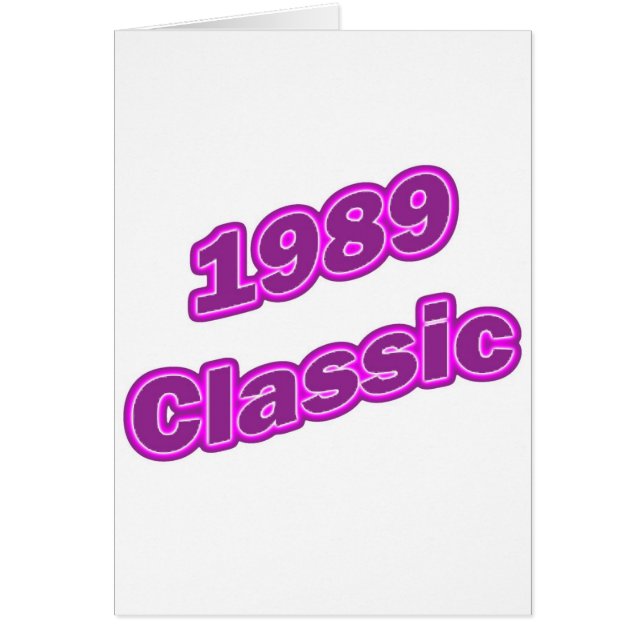 1989年のクラシックな紫色 (正面)