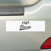 1989年のクラシック バンパーステッカー (車上)