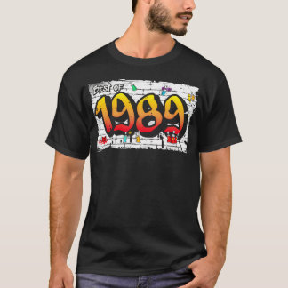 1989年のベストグラフィティ36年のエッジィクールギフト Tシャツ