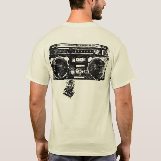 1989年のBoombox Tシャツ (裏面)