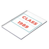 1989年クラス ノートブック (左側)