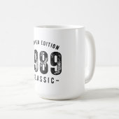 1989年生まれ クラシック コーヒーマグカップ (正面右)