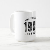 1989年生まれ クラシック コーヒーマグカップ (正面左)