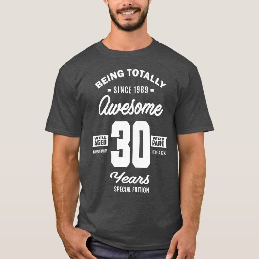 1989年素晴らし30年 Tシャツ (正面)