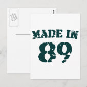 1989年製 ポストカード (正面/裏面)