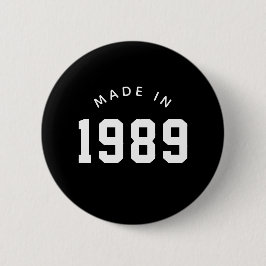 1989年誕生日製 缶バッジ