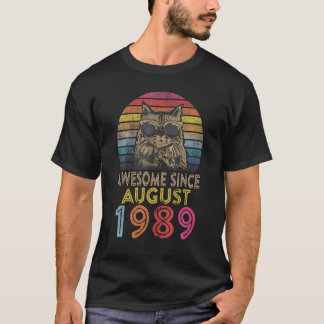 1989素晴らし年34歳威厳がある34歳から Tシャツ