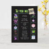 1989誕生日おもしろい事実 カード (黄色い花)