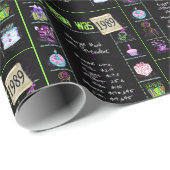 1989誕生日年トリビア ラッピングペーパー (ロールコーナー)