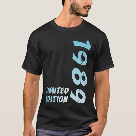 1989誕生日限定版34年アイディア Tシャツ (正面)