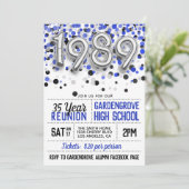 1989高等学校大学懇親会招待状 招待状 (スタンド正面)