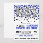 1989高等学校大学懇親会招待状 招待状 (正面/裏面)