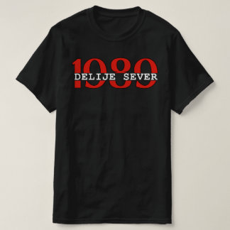 1989 デリェ・セヴェル 赤と白 Tシャツ