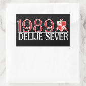 1989 Delije Sever 長方形シール (バッグ)