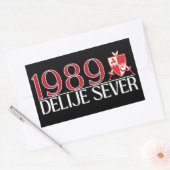1989 Delije Sever 長方形シール (封筒)