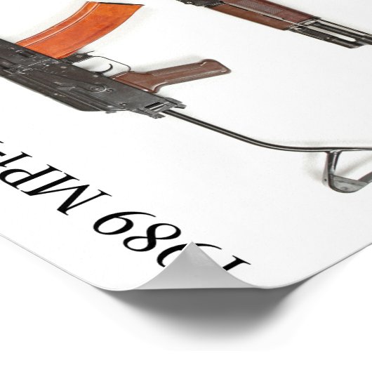 1989 MPi-AKS-74N東ドイツ ポスター (角)