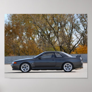 1989 NISSAN SKYLINE R32 GT-R Poster ポスター
