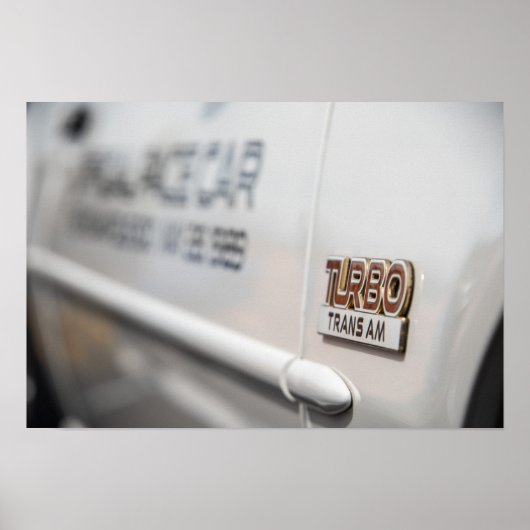 1989 Turbo Trans Am ポスター (正面)